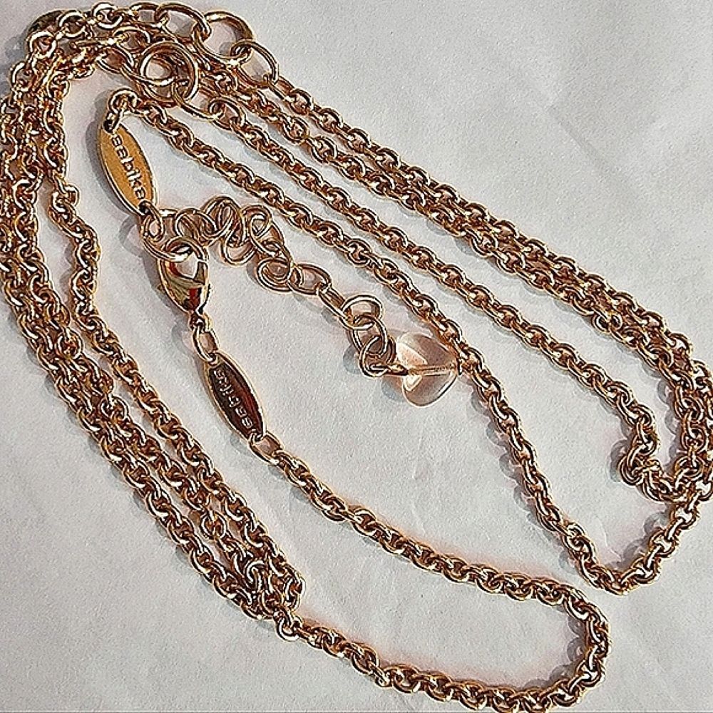 #Sabika Spring 2017. 33" Long Gold Ring Chain Necklace #NWOT